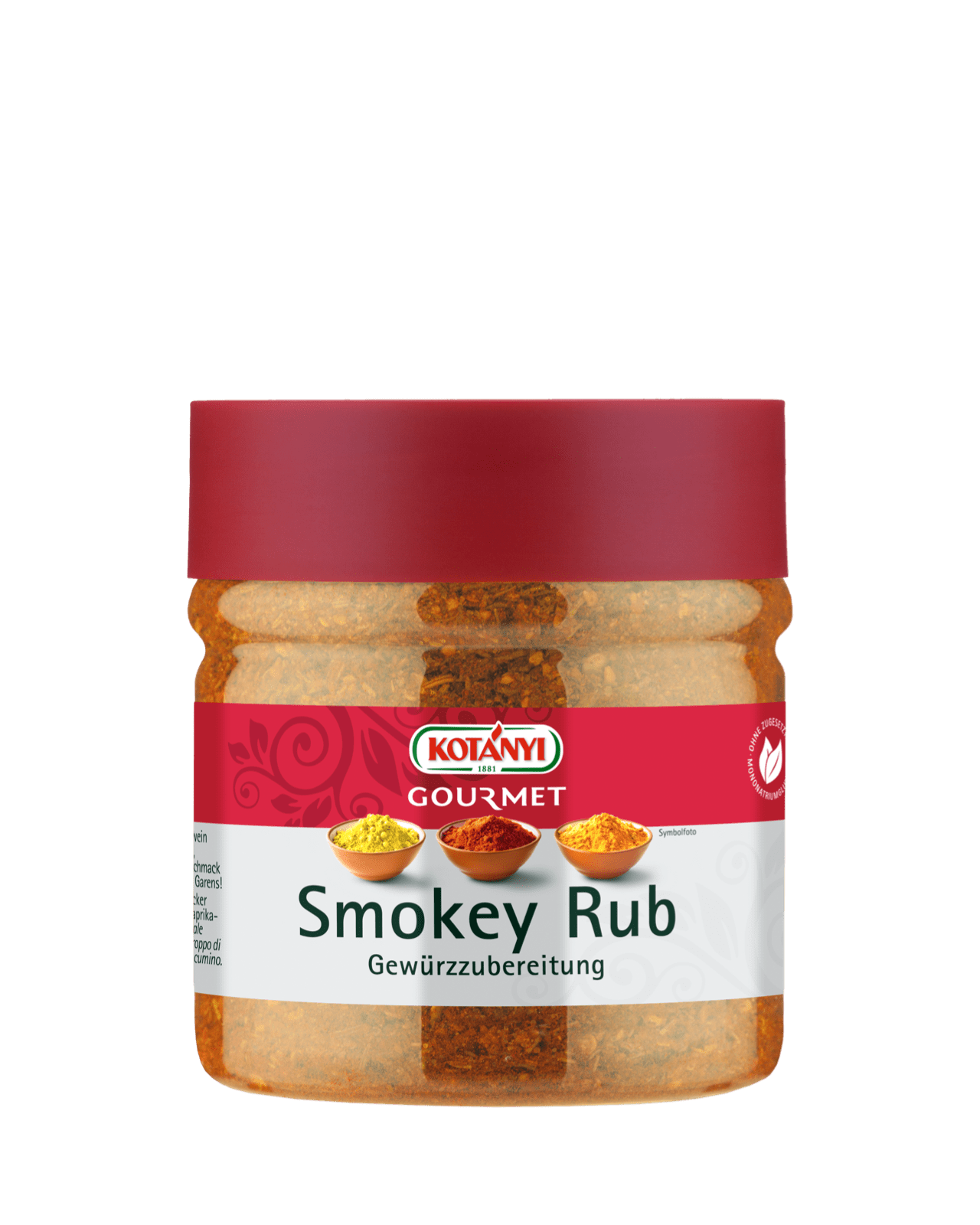 Kotányi Gourmet Smokey Rub Gewürzzubereitung in der 400ccm Dose