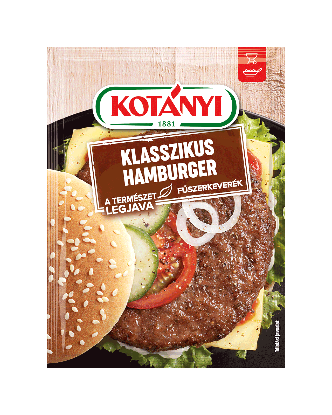 5995863014279 142702 Kotanyi Klasszikus Hamburger Hu Pouch Vs