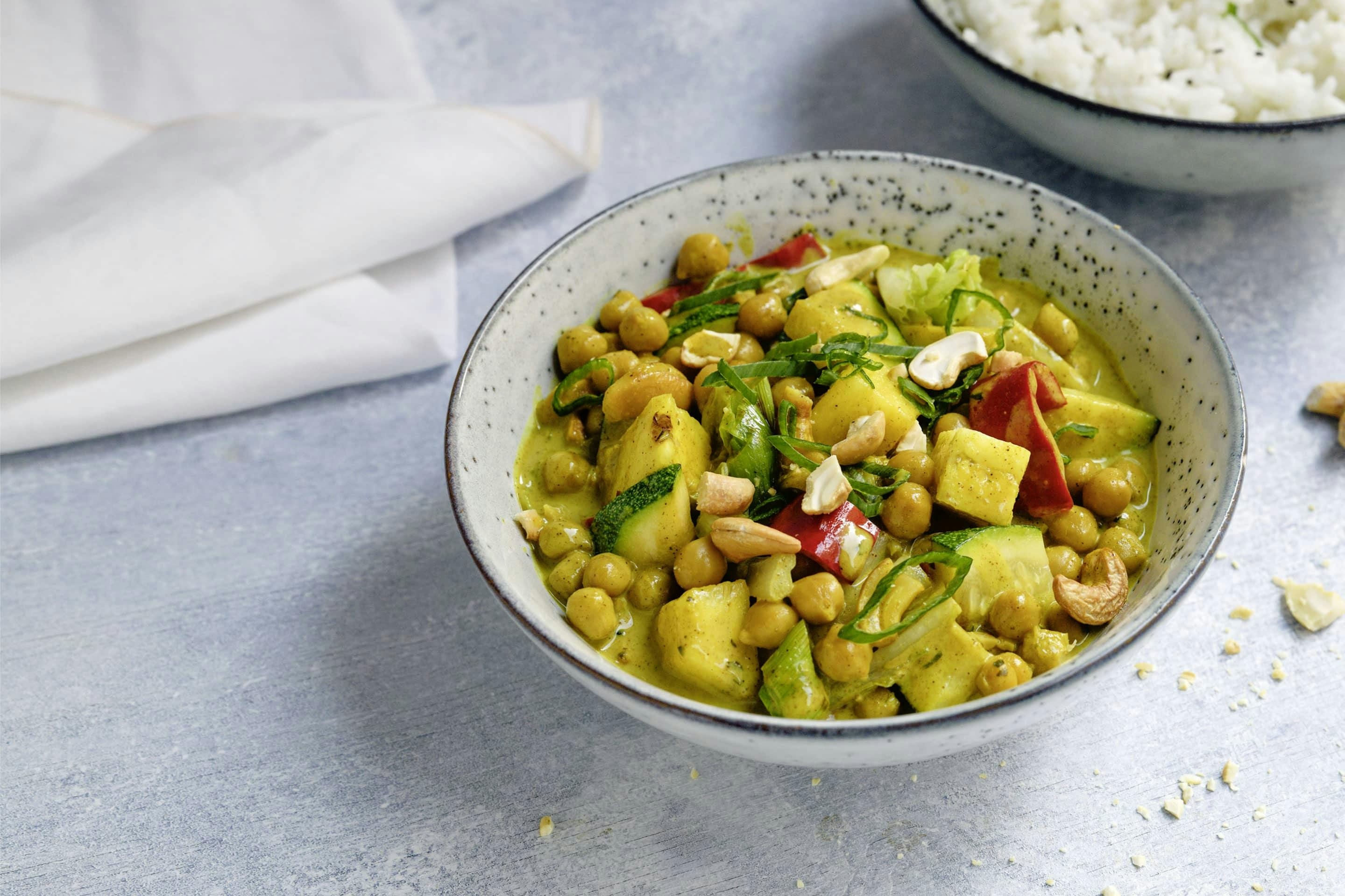 Kichererbsen Curry mit VEGGY Exotic