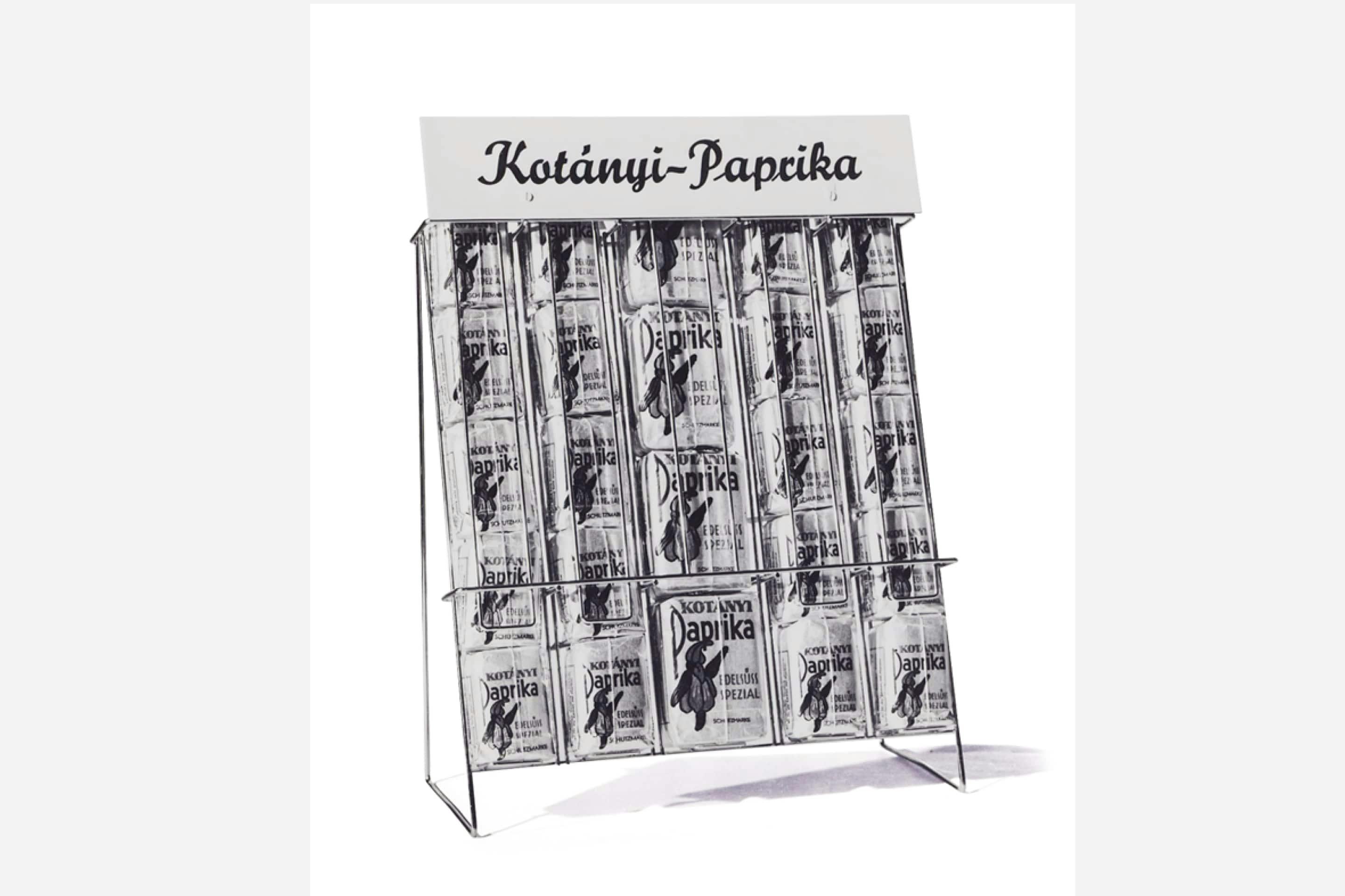 Kotányi paprika dobozban, 1900