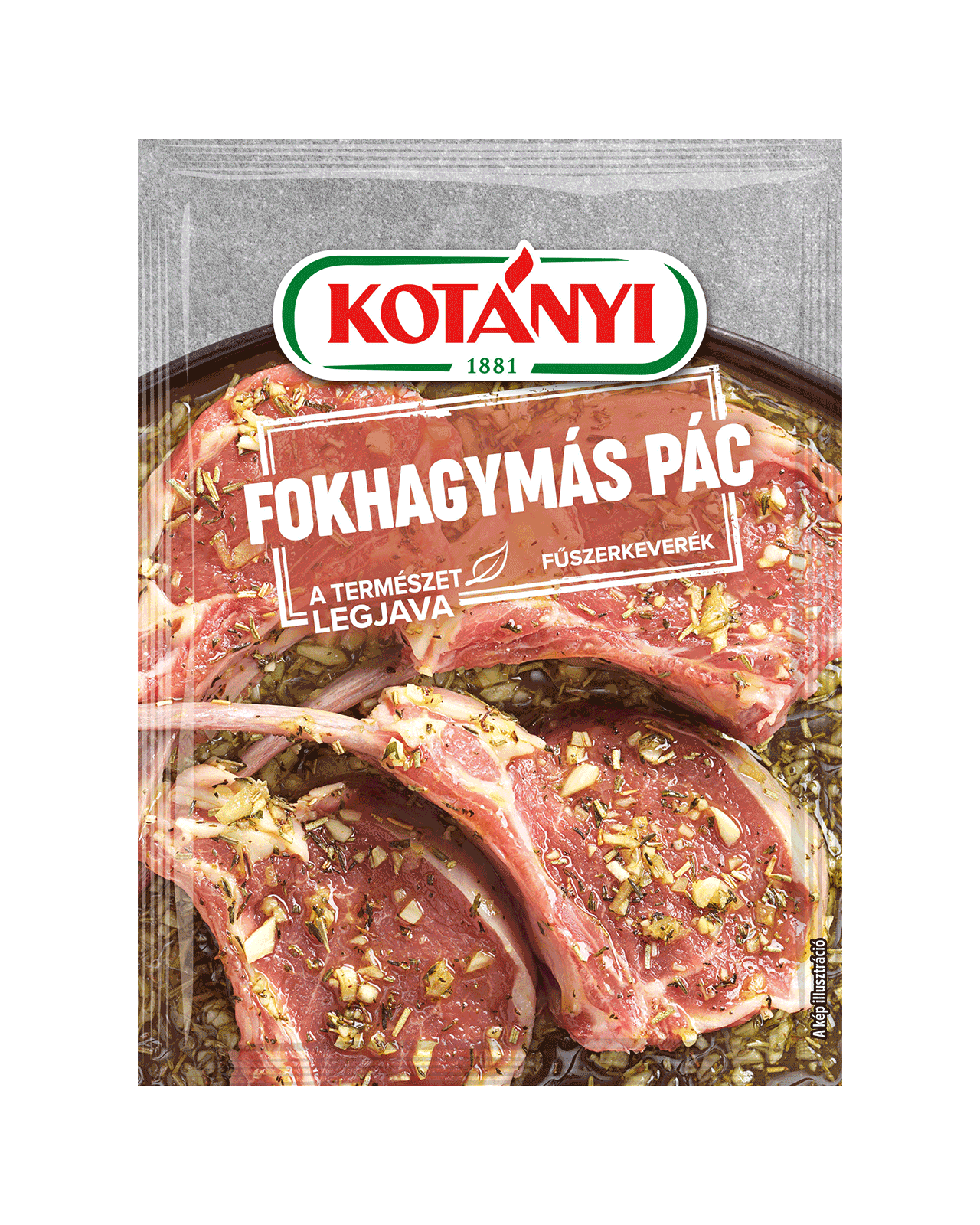 5995863010714 107102 Kotányi Fokhagymás Pác Fűszerkeverék Hu Pouch Vs