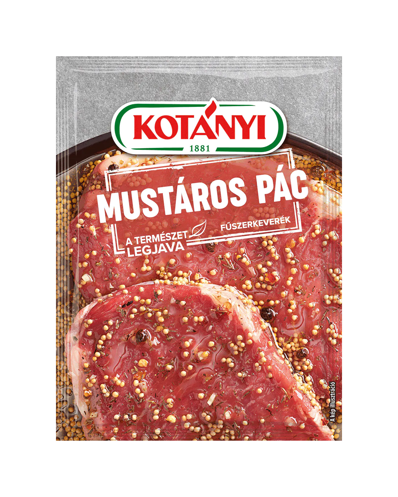 5995863010738 107302 Kotányi Mustáros Pác Fűszerkeverék Hu Pouch Vs