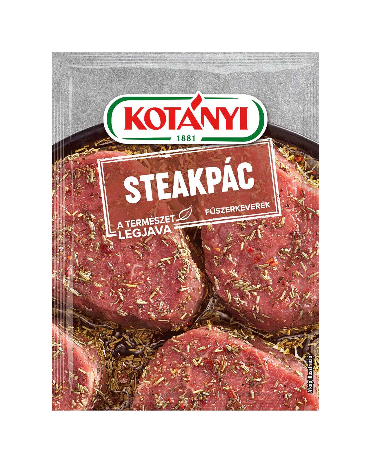5995863010745 107402 Kotányi Steakpác Fűszerkeverék Hu Pouch Vs
