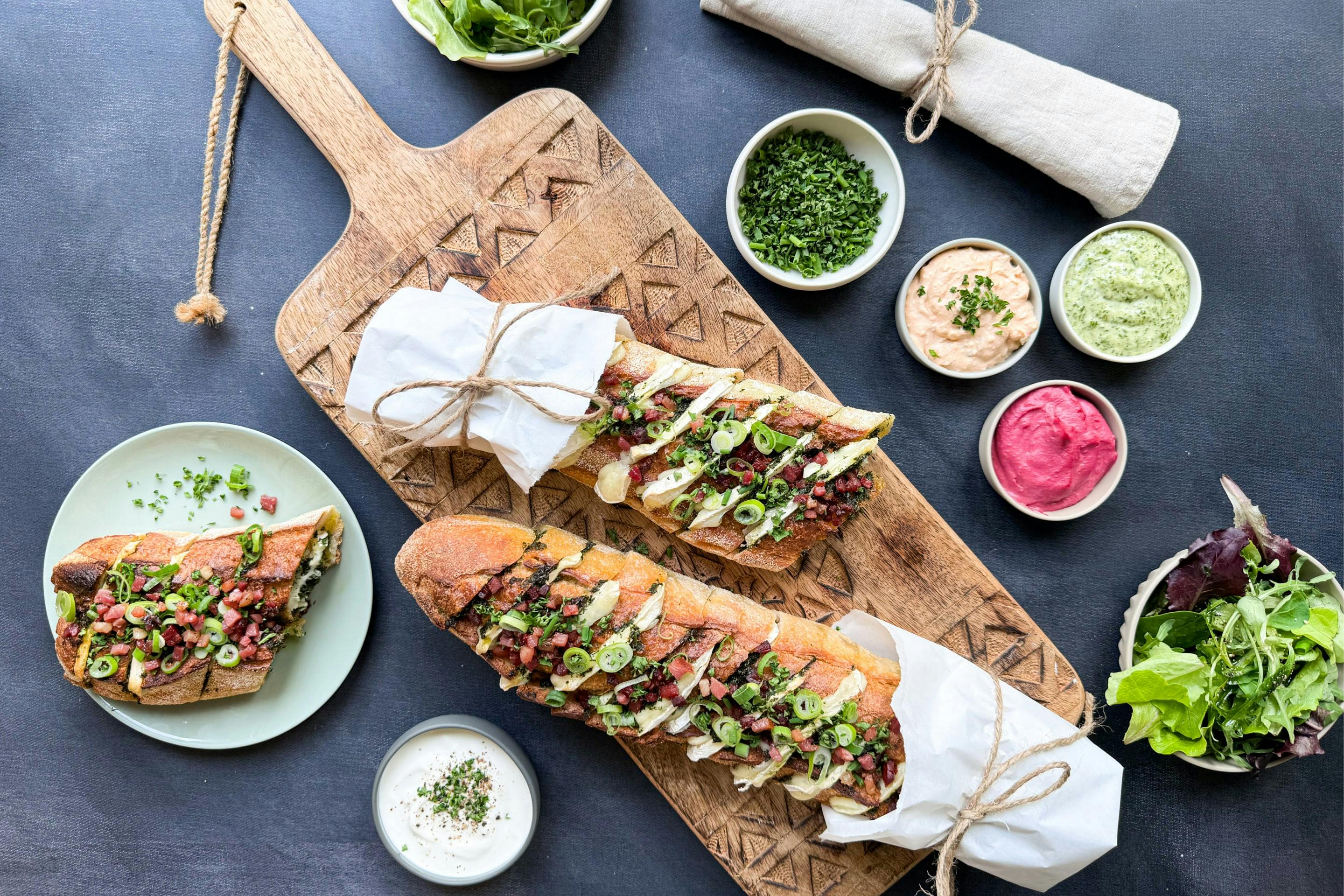 Filled Herbal Baguette Website