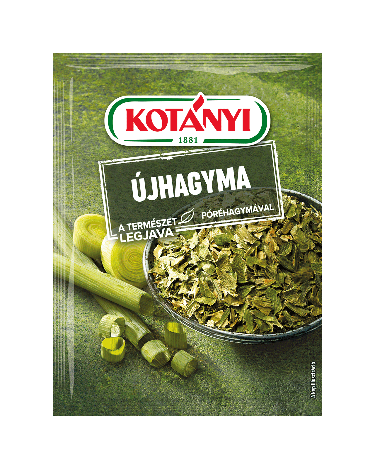 5995863038008 380002 Kotanyi Spring Onion Pouch Pouch Hu Kraeuter Herbs Kraeuter Mono Herbs Mono Fs