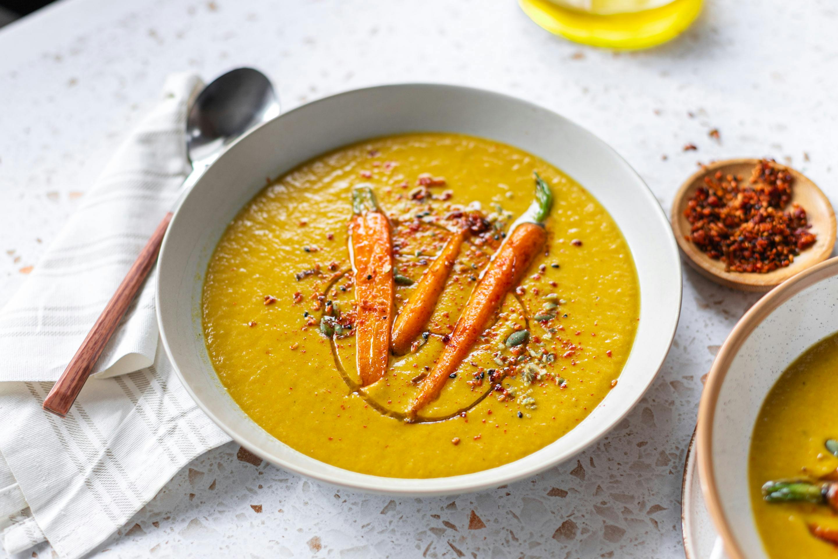 Coconut Carrot Cream Soup (1)